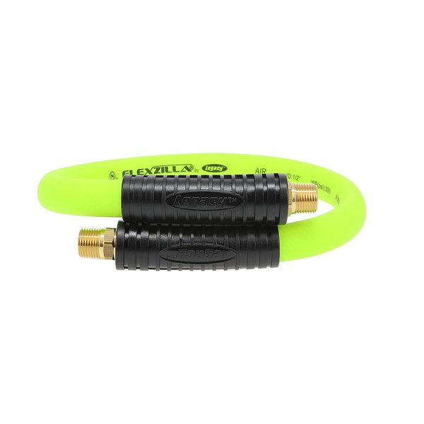 Flexzilla Whip Hose with Swivel, 1/2" x 2 (3/8" M HFZ1202YW3S